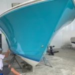 Painting over gelcoat on a boats hull