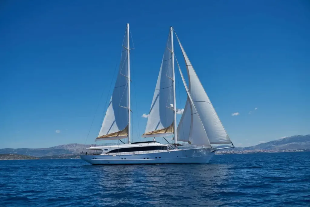 Sailing in the mediterranean