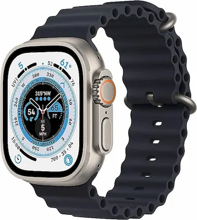 apple watch ultra with rugged titanium case